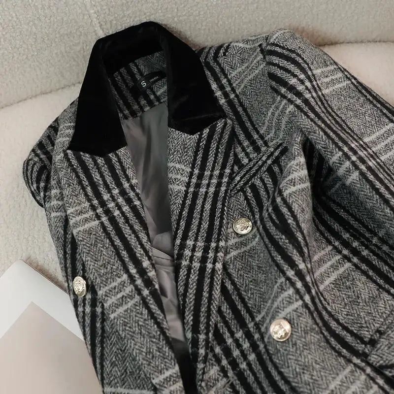 Woolen Jackets Blazer Women's Coats