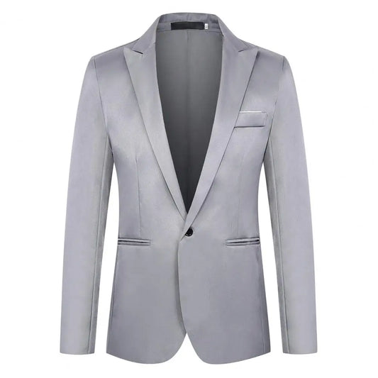 Jones Single Button Lapel Blazer