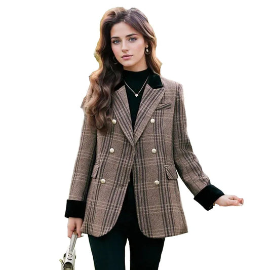 Woolen Jackets Blazer Women's Coats